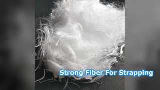 Hoge sterkte maagdelijke polyestervezel voor omsnoering